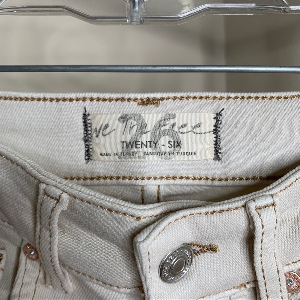 Free People Raw Hem Denim Leggings - Picture 8 of 9